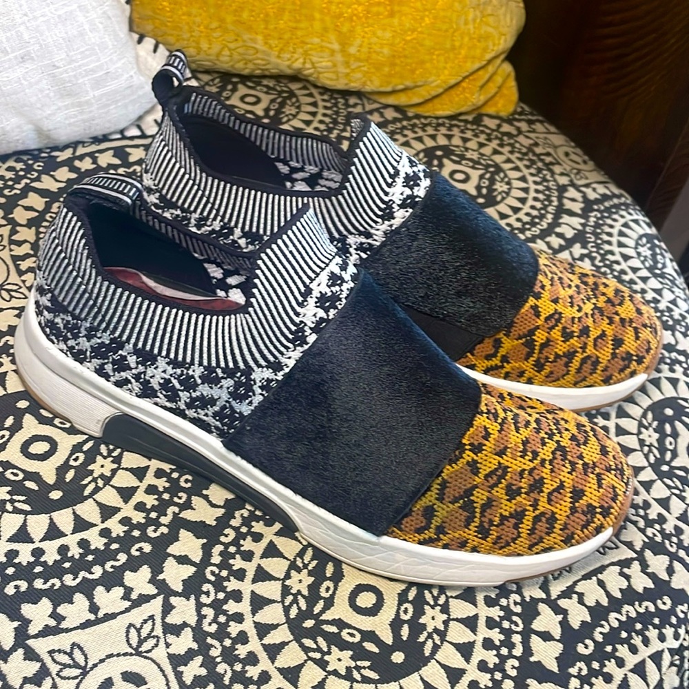 Mark  Nason Leopard slip-on Sneakers. Sz 6.5. Excellent condition!
